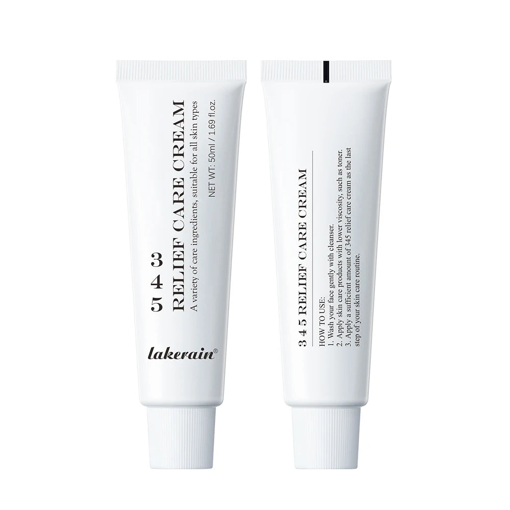 345 Relief Cream Comprehensive Solution to Skin Problems Anti-Sugar and Antioxidant Brightening Skin Improving Acne Marks Moistu