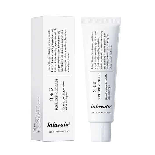 345 Relief Cream Comprehensive Solution to Skin Problems Anti-Sugar and Antioxidant Brightening Skin Improving Acne Marks Moistu